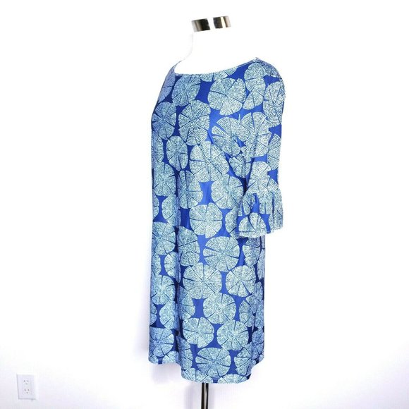 PALM BEACH Blue Sand Dollar UV 50 Shift Dress - Picture 3 of 11